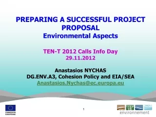 Environmental Aspects for TEN-T
