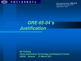 Informal document No .  GRE-65-29 (65th GRE, 28-31 March 2011,  agenda item 14(d))