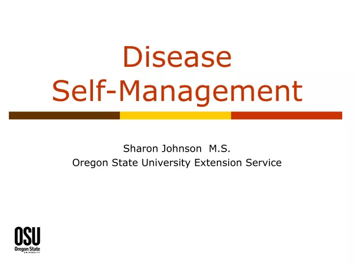 disease self management