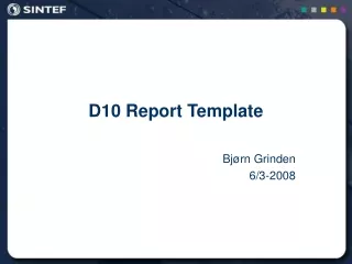D10 Report Template