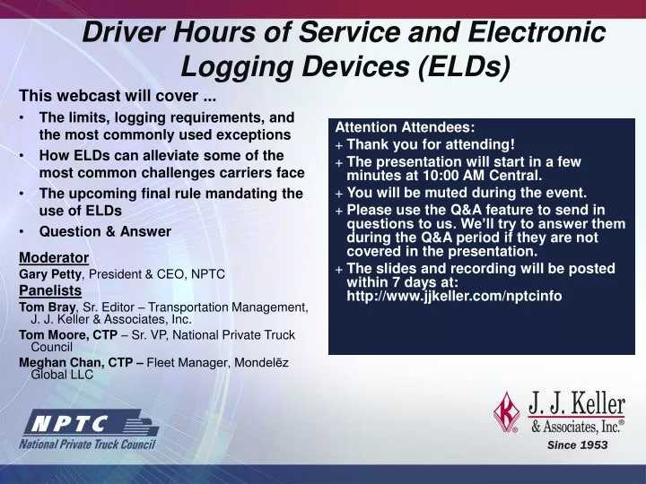 driver hours of service and electronic logging devices elds