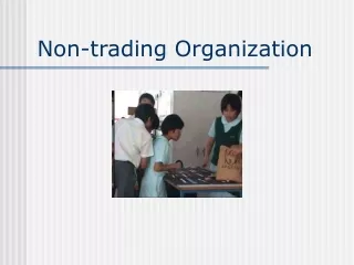 Non-trading Organization