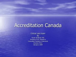 Accreditation Canada