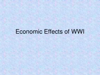 Economic Effects of WWI