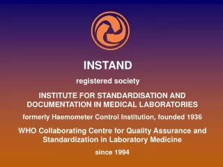 INSTAND registered society