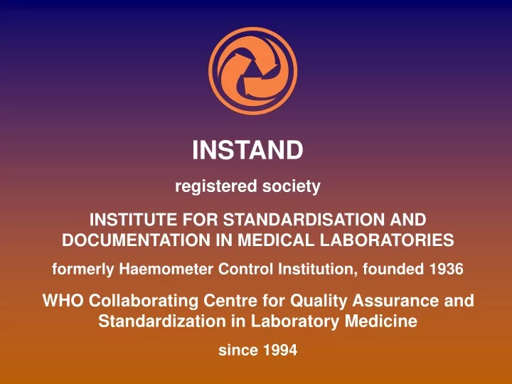 instand registered society
