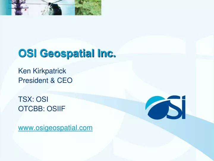 osi geospatial inc