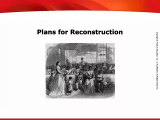 Plans for Reconstruction