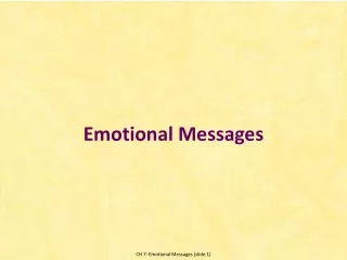 Emotional Messages