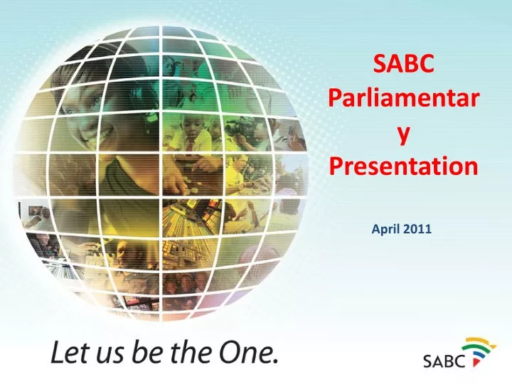 sabc parliamentary presentation