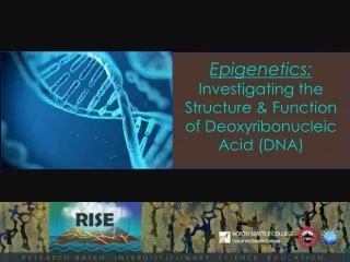 Epigenetics:  Investigating the Structure &amp; Function of Deoxyribonucleic Acid (DNA)