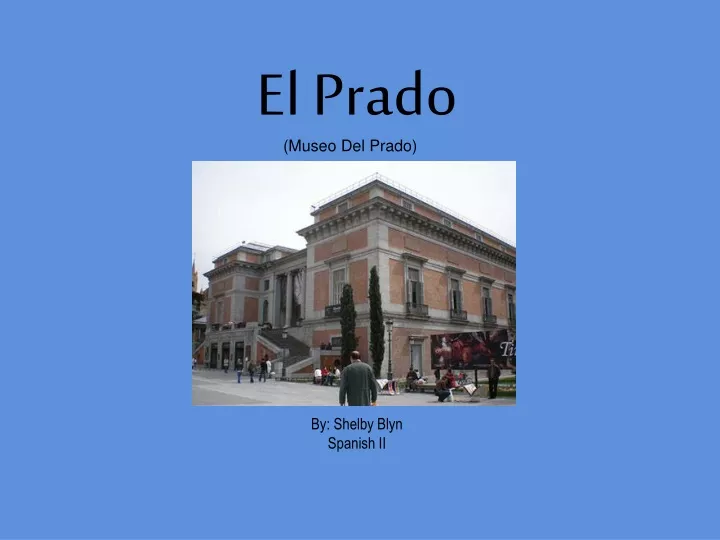 el prado