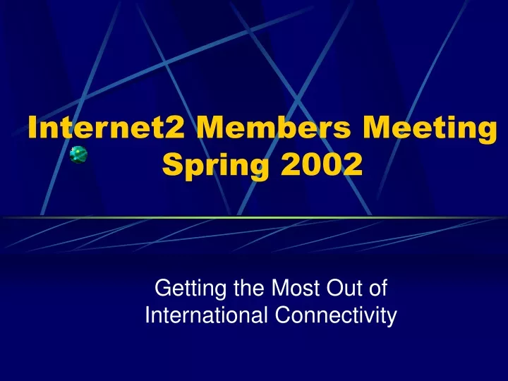 internet2 members meeting spring 2002