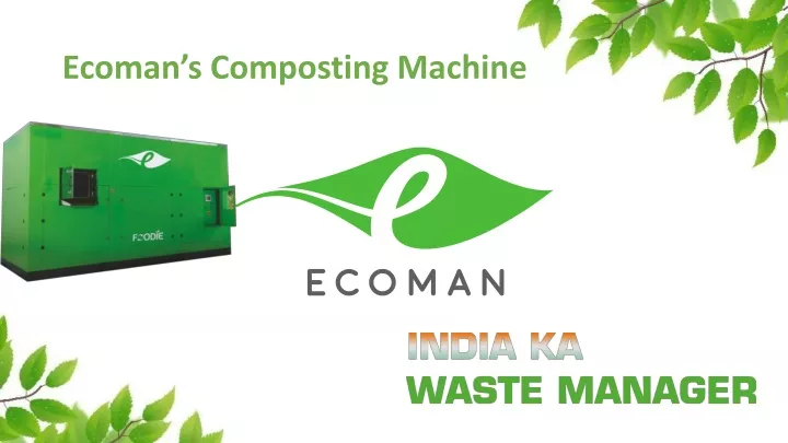 ecoman s composting machine
