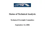 Status of Technical Analysis - slide 1