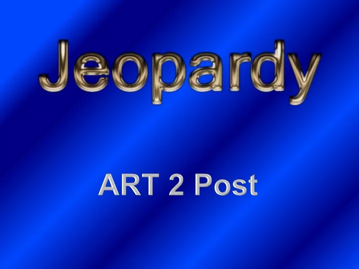 art 2 post