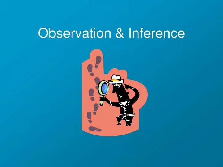 observation inference