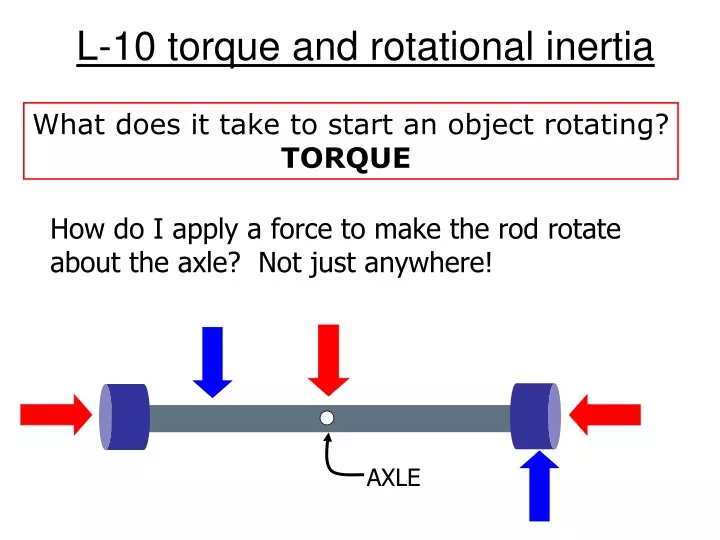 l 10 torque and rotational inertia