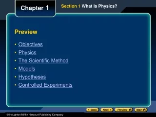 Section 1  What Is Physics?