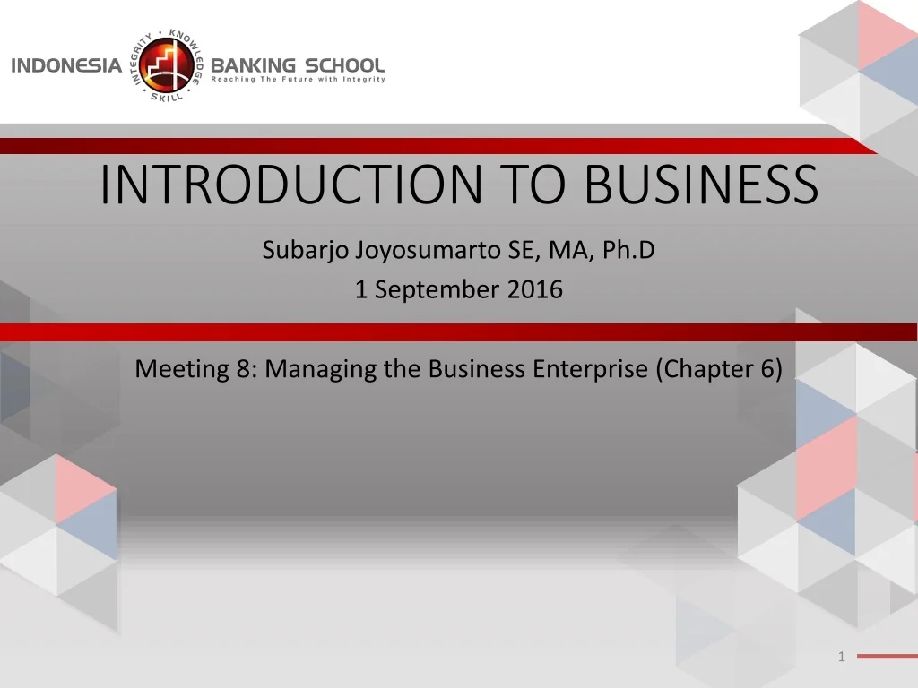 PPT - INTRODUCTION TO BUSINESS PowerPoint Presentation, free download ...