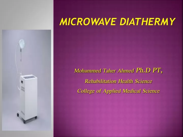 microwave diathermy