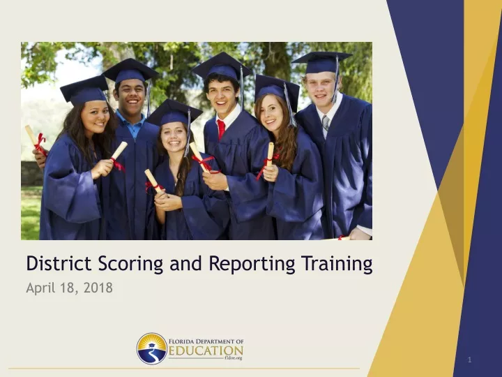 district scoring and reporting training