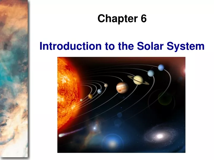 introduction to the solar system