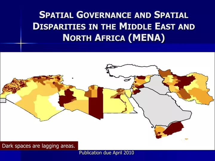 spatial governance and spatial disparities in the middle east and north africa mena