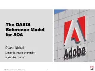 The OASIS Reference Model for SOA