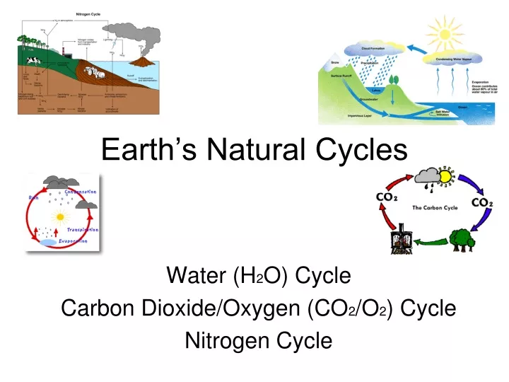 earth s natural cycles