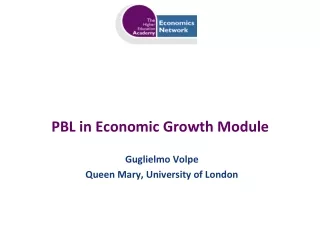 PBL in Economic Growth Module