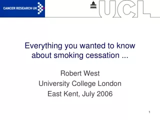 Everything you wanted to know about smoking cessation ...