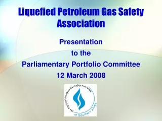 Liquefied Petroleum Gas Safety Association