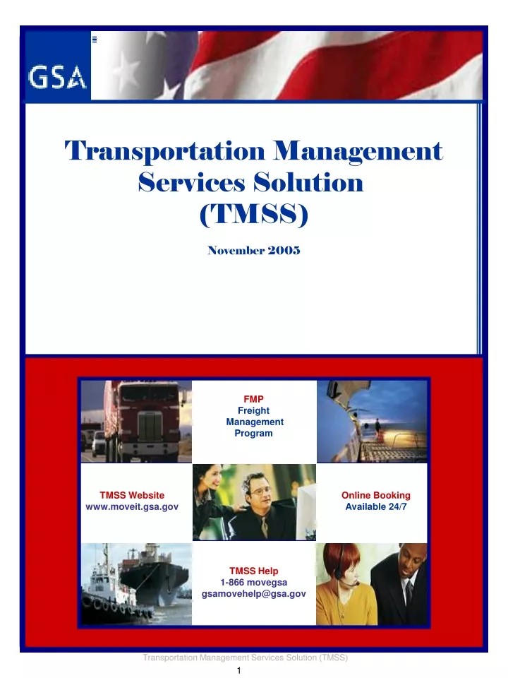 transportation management services solution tmss