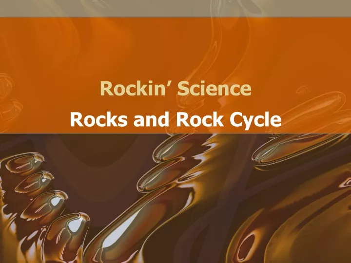 rockin science