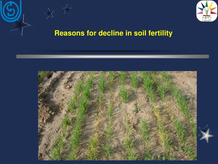 reasons for decline in soil fertility
