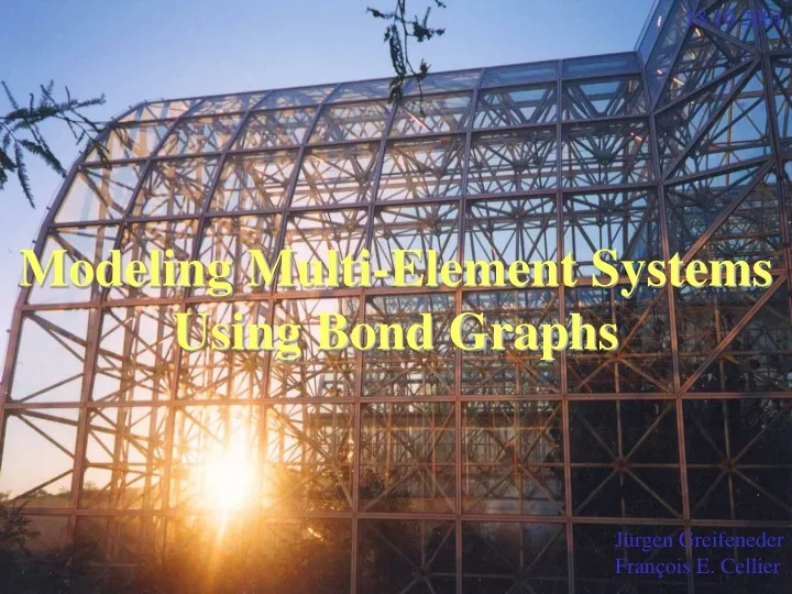 modeling multi element systems using bond graphs