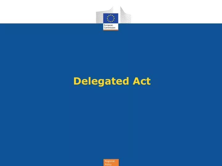 delegated act