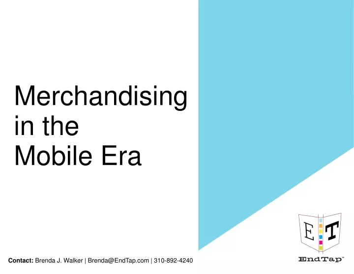 merchandising in the mobile era