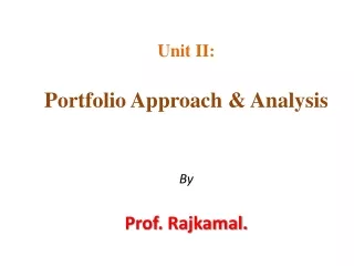 By Prof.  Rajkamal .