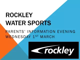 Rockley  water sports
