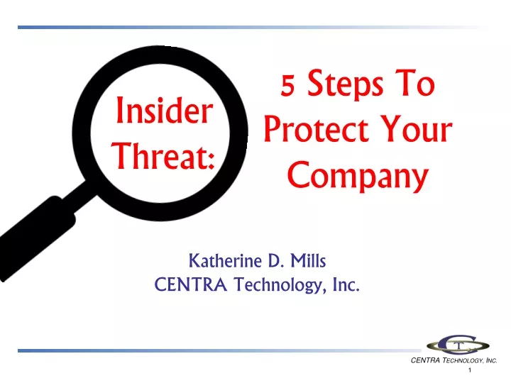 5 steps to protect your company