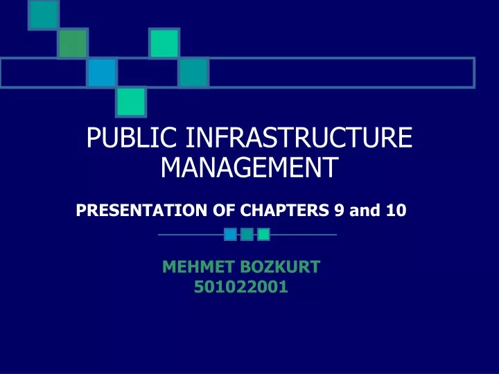public infrastructure management