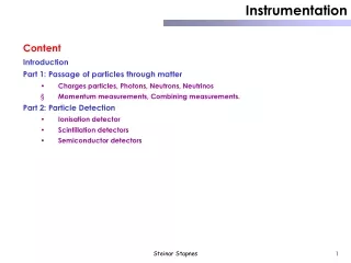 Instrumentation