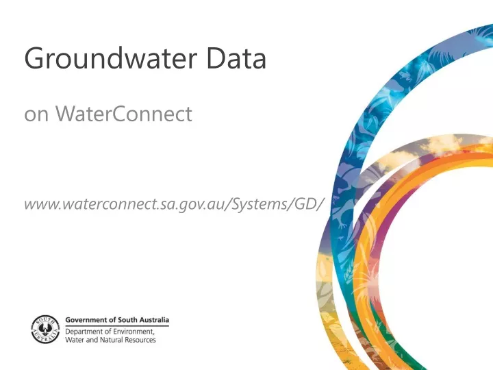 groundwater data