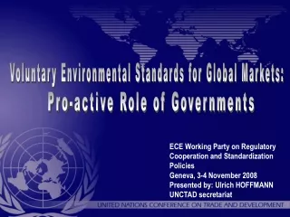 ECE Working Party on Regulatory Cooperation and Standardization Policies Geneva, 3-4 November 2008