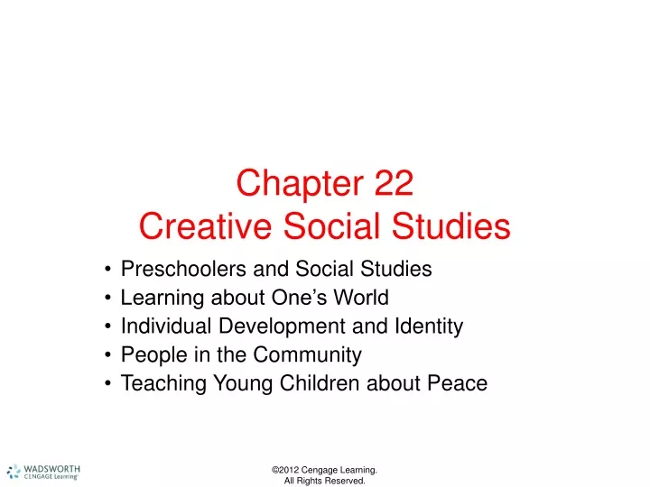 chapter 22 creative social studies