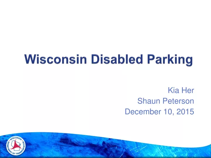 wisconsin disabled parking
