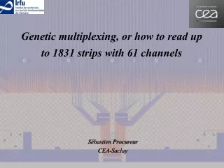 Genetic multiplexing, or how to read up to 1831 strips with 61 channels