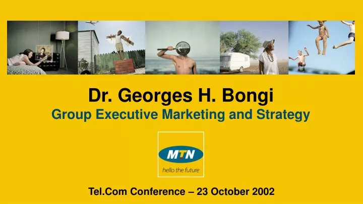 dr georges h bongi group executive marketing